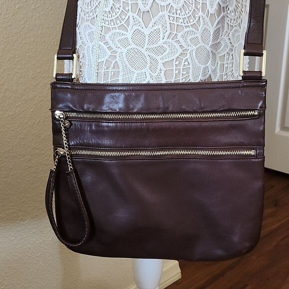 HOBO Leather Crossbody Bag - Picture 2 of 9